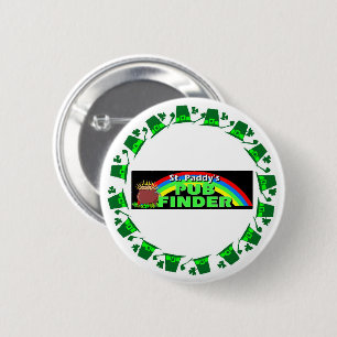 St. Paddy's Pub Finder 2 Inch Round Button