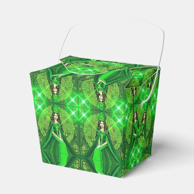 St Paddy's Queen Favor Box (Front Side)