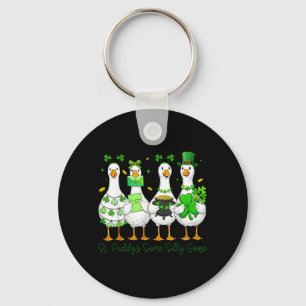 St Paddys Same Silly Goose for Kids Boys Girls Keychain