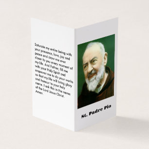 St. PADRE PIO Card