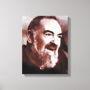 St Padre Pio of Pietrelcina, Canvas Print