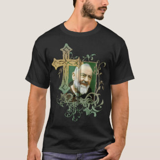 St Padre Pio Prayer Cross Catholics Holy Saints Vi T-Shirt