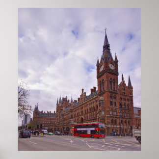 St Pancras International Station Poster