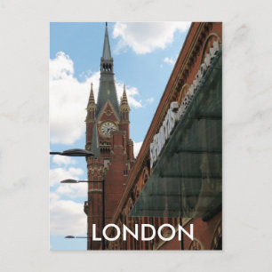 St Pancras Kings Cross London UK postcard