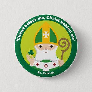 St. Patrick 2 Inch Round Button