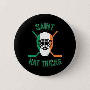 St Patrick#39;s Day Saint Hat Tricks Irish Flag Fu 2 Inch Round Button