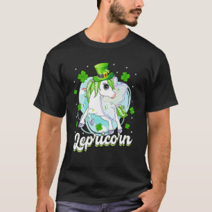 St Patrick Day Lepricorn Unicorn Leprechaun Kid To T-Shirt