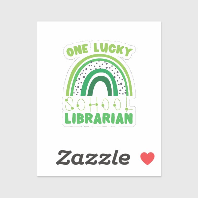 St. Patrick Day Lucky Librarian (Sheet)