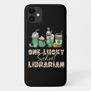 St. Patrick Day Lucky Librarian iPhone 11 Case