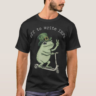 St Patrick Day Off To Write Ieps School Psychologi T-Shirt