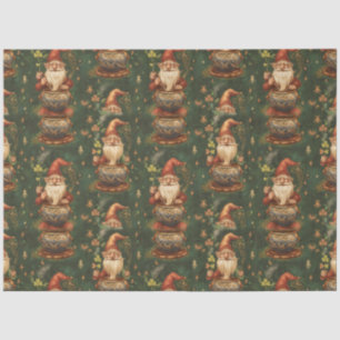 St. Patrick Gnome Magic Cauldron Forest Tissue Paper