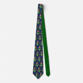 St. Patrick Irish Stained Glass Tie (Front)