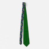 St. Patrick Irish Stained Glass Tie (Back)