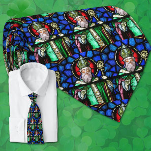St. Patrick Irish Stained Glass Tie