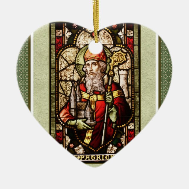 St. Patrick Irlandais bienheureux ornement cardiaq (Devant)