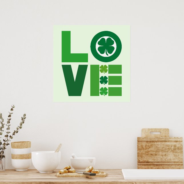 St. Patrick Love Poster (Kitchen)