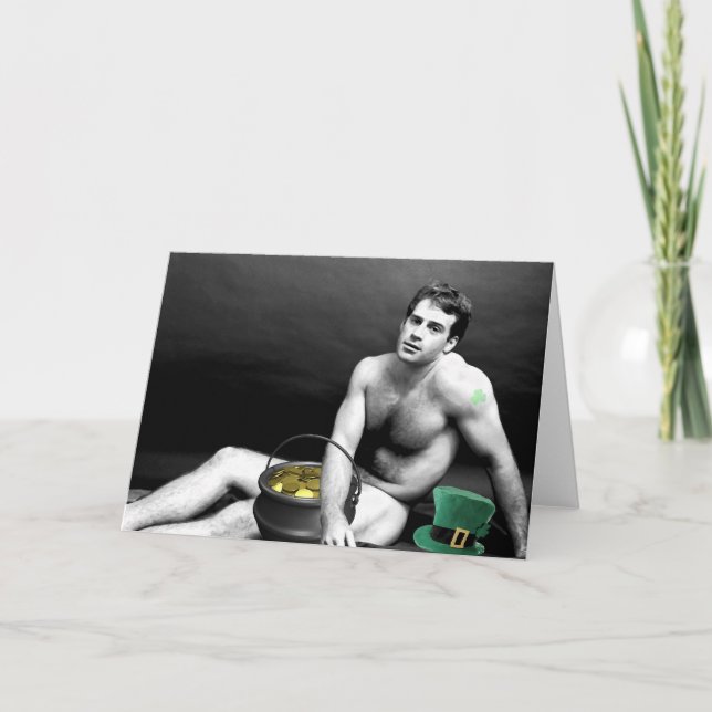 St. Patrick Man Card (Front)