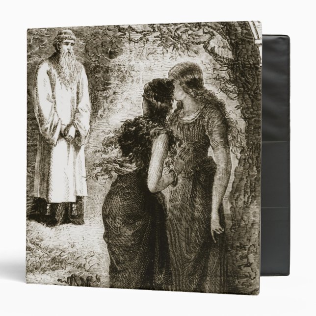 St. Patrick met by virgins in the wood of Fochlut, Binder (Front/Inside)