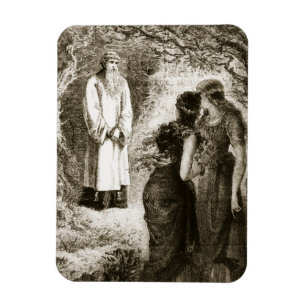 St. Patrick met by virgins in the wood of Fochlut, Magnet
