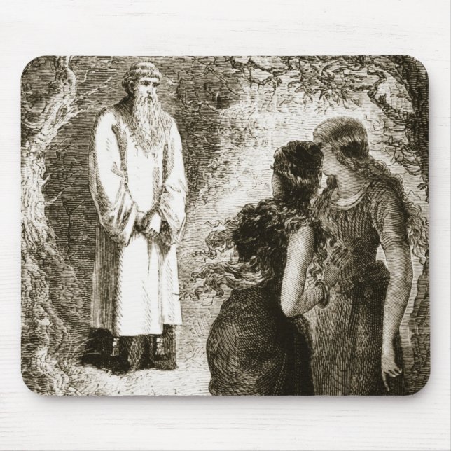 St. Patrick met by virgins in the wood of Fochlut, Mouse Pad (Front)