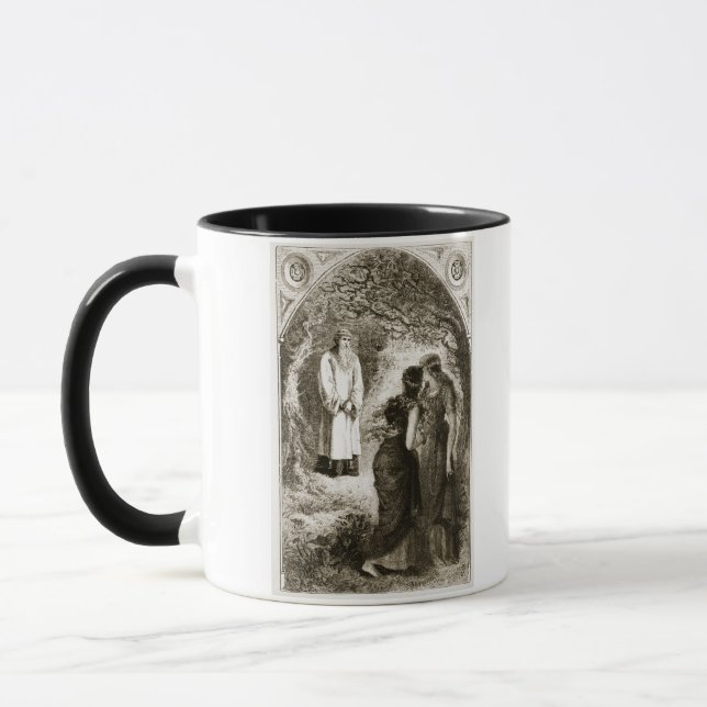 St. Patrick met by virgins in the wood of Fochlut, Mug (Left)