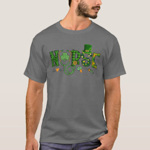St Patrick Nurse, Cute Nurse T-Shirt