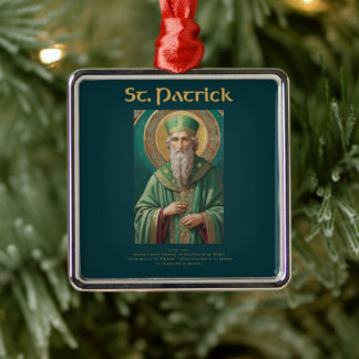 St Patrick Ornement catholique de Noël