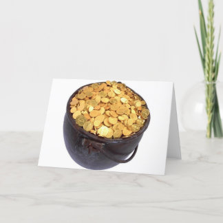 St Patrick&-Pot of Gold Card