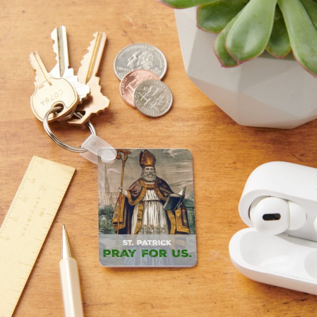 St. Patrick Pray for Us Keychain (Desk)
