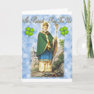 St Patrick Prayer Card