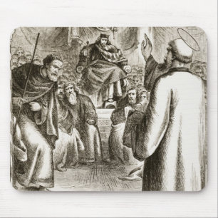 St. Patrick preaching at Tara, from 'The Trias Thu Mouse Pad