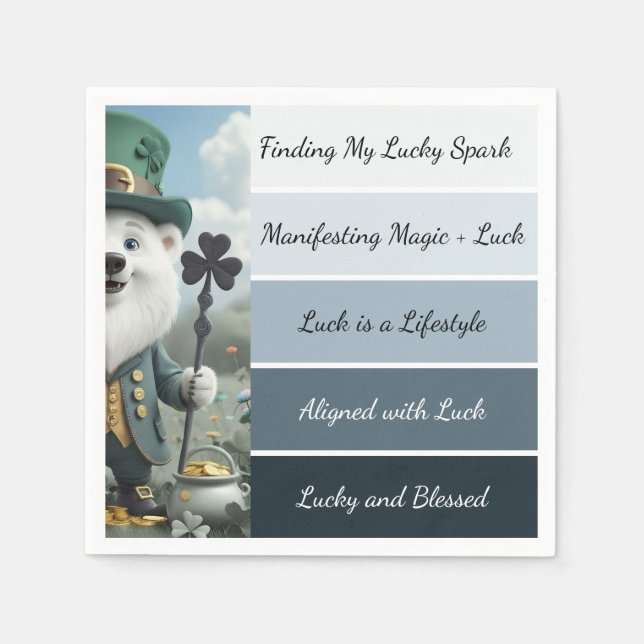 St. Patrick’s Affirmation Napkin (Front)