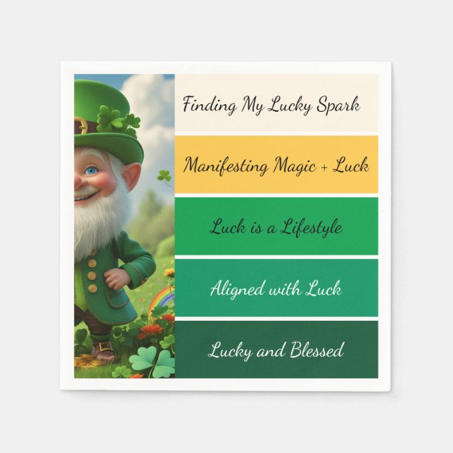 St. Patrick’s Affirmation Napkin (Front)