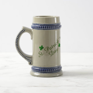 St Patrick`s day Beer Stein