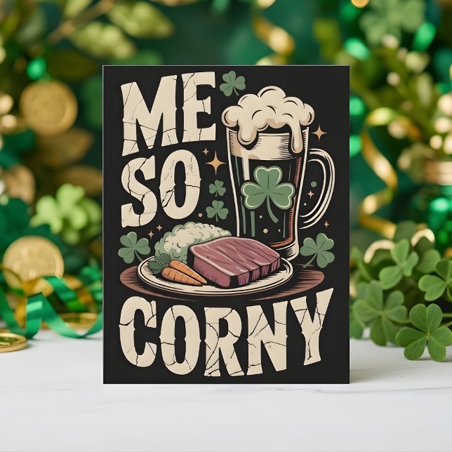 St Patrick’s Day Card Irish Dinner Humor (Creator Uploaded)