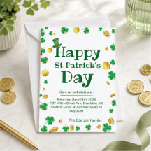 St. Patrick’s Day Celebration Invitation 