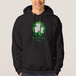 St Patrick S Day Clover Green Irish Ireland Clover Hoodie