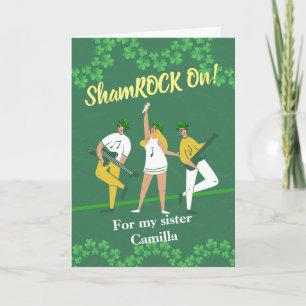 St. Patrick’s Day for Sister Shamrock On Music Card