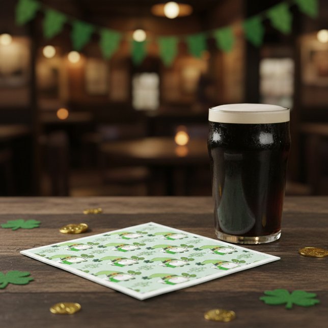 St. Patrick’s Day Gnome Napkins (Creator Uploaded)