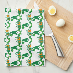 St. Patrick’s Day Gnome with Beer Mug Kitchen Towel