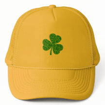 St. Patrick’s Day Leopard Shamrock Trucker Hat