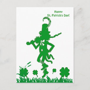 St. Patrick’s Day Leprechaun Postcard
