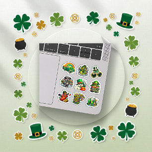 St. Patrick’s Day Lucky Charm Cartoon Set