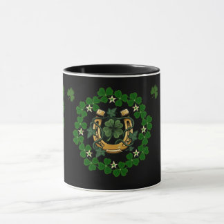 St. Patrick’s Day Lucky Charm Horseshoe Mug 
