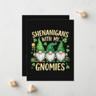 St Patrick’s Day Lucky Shamrock Gnome  Announcement