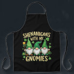 St Patrick’s Day Lucky Shamrock Gnome  Apron<br><div class="desc">St Patrick’s Day Lucky Shamrock Gnome</div>