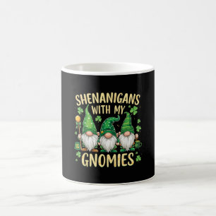 St Patrick’s Day Lucky Shamrock Gnome  Coffee Mug