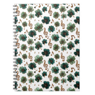 St. Patrick’s Day Musical Shamrock Notebook