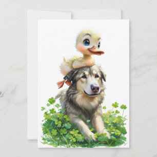St. Patrick’s Day Party Invitation: Duckling Invitation