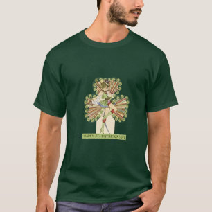 St. Patrick’s Day Pin-up girl vintage T-Shirt